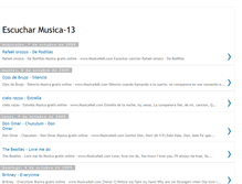 Tablet Screenshot of escucharmusica-13.blogspot.com