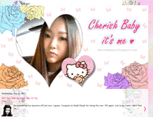 Tablet Screenshot of cherishaeyan.blogspot.com