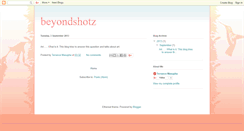 Desktop Screenshot of beyondshotz.blogspot.com