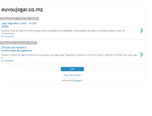 Tablet Screenshot of euvoujogar.blogspot.com