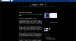 Desktop Screenshot of jallengraham.blogspot.com