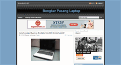 Desktop Screenshot of bongkarpasanglaptop.blogspot.com