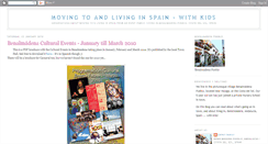 Desktop Screenshot of movingtospainwithkids.blogspot.com