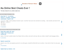 Tablet Screenshot of muonline-cheat.blogspot.com