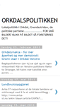 Mobile Screenshot of orkdalspolitikken.blogspot.com