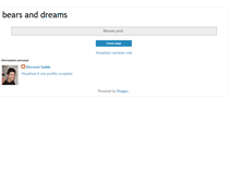 Tablet Screenshot of bearsanddreams.blogspot.com