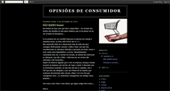 Desktop Screenshot of opinioesdeconsumidor.blogspot.com