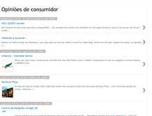 Tablet Screenshot of opinioesdeconsumidor.blogspot.com