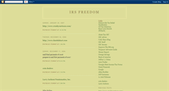 Desktop Screenshot of irsfreedom.blogspot.com