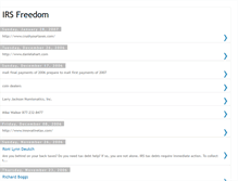 Tablet Screenshot of irsfreedom.blogspot.com