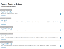 Tablet Screenshot of kenzeeandjustin.blogspot.com