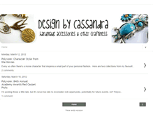 Tablet Screenshot of designbycassandra.blogspot.com