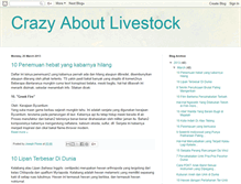 Tablet Screenshot of crazyboutlivestock.blogspot.com