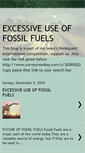 Mobile Screenshot of excessfossilfuels.blogspot.com