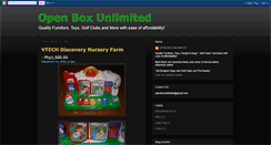 Desktop Screenshot of openboxunlimited.blogspot.com