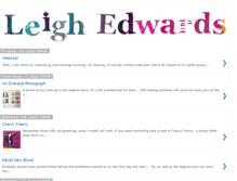 Tablet Screenshot of leighedwards.blogspot.com