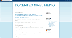 Desktop Screenshot of docentes-nivel-medio.blogspot.com
