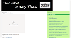 Desktop Screenshot of bestmuaythai.blogspot.com