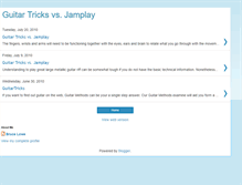 Tablet Screenshot of guitartricksvsjamplay31.blogspot.com