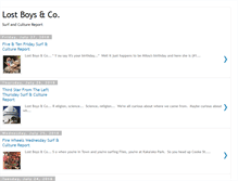 Tablet Screenshot of lostboysco.blogspot.com