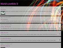 Tablet Screenshot of mariasportfolio3.blogspot.com