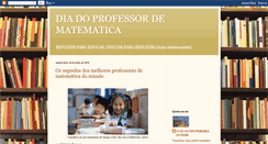 Desktop Screenshot of diadoprofessordematematica.blogspot.com