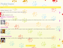 Tablet Screenshot of plushie-empire.blogspot.com