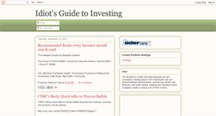 Desktop Screenshot of michael-idiotsguidetoinvesting.blogspot.com