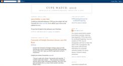 Desktop Screenshot of cupewatch2010.blogspot.com