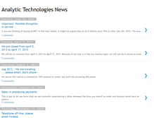 Tablet Screenshot of analytictech.blogspot.com