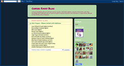 Desktop Screenshot of cancersucksblog.blogspot.com