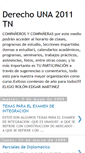 Mobile Screenshot of derechouna2011.blogspot.com