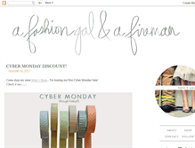 Tablet Screenshot of fashiongalfireman.blogspot.com
