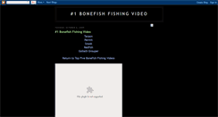 Desktop Screenshot of 1bonefishvideo.blogspot.com