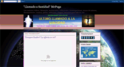 Desktop Screenshot of llamadoasantidad.blogspot.com