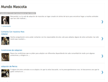 Tablet Screenshot of mundomascota09.blogspot.com