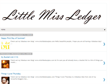 Tablet Screenshot of littlemissledger.blogspot.com