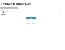 Tablet Screenshot of envirolutionlaunch.blogspot.com