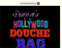 Tablet Screenshot of diaryofahollywooddouchebag.blogspot.com