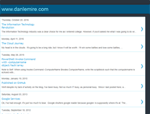 Tablet Screenshot of danlemire.blogspot.com