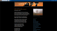 Desktop Screenshot of livemypassion.blogspot.com