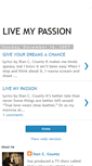 Mobile Screenshot of livemypassion.blogspot.com