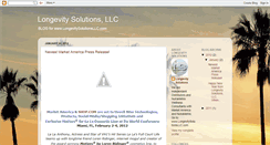Desktop Screenshot of longevitysolutionsllc.blogspot.com