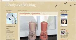 Desktop Screenshot of pearly-peach.blogspot.com