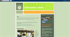 Desktop Screenshot of doralfarmersmarket.blogspot.com