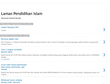 Tablet Screenshot of pendidikanislam.blogspot.com