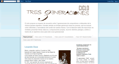 Desktop Screenshot of ciclo3generaciones.blogspot.com