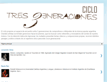 Tablet Screenshot of ciclo3generaciones.blogspot.com