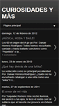 Mobile Screenshot of curiosidadesyms.blogspot.com
