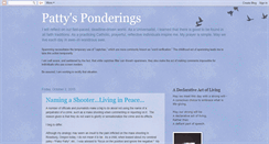 Desktop Screenshot of patty-pattysponderings.blogspot.com